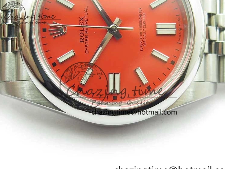 Bracelet Jubilee Dial SS A2813 Perpetual BP 41mm on Oyster Maker Best Red Edition 124300 0104